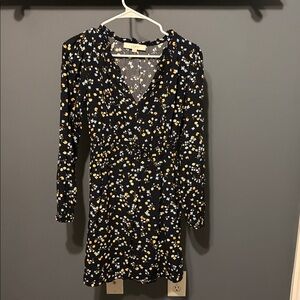 LOFT Blue Floral Dress